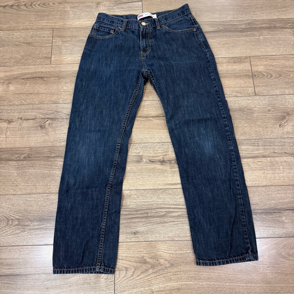 Levi's 514 Women's Straight Leg Dark Wash Jeans Size 18 Reg W29 L29